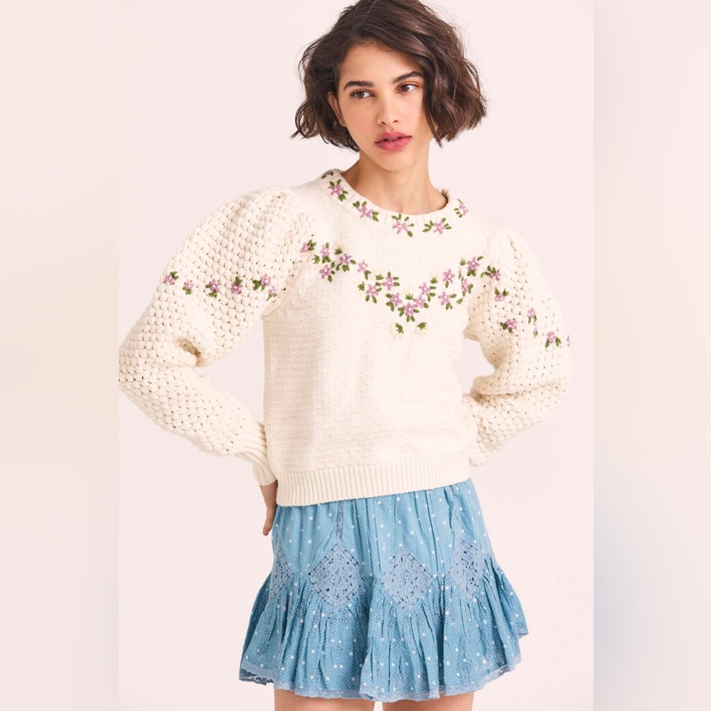 LoveShackFancy Kenzly
Pullover Sweater (Medium)